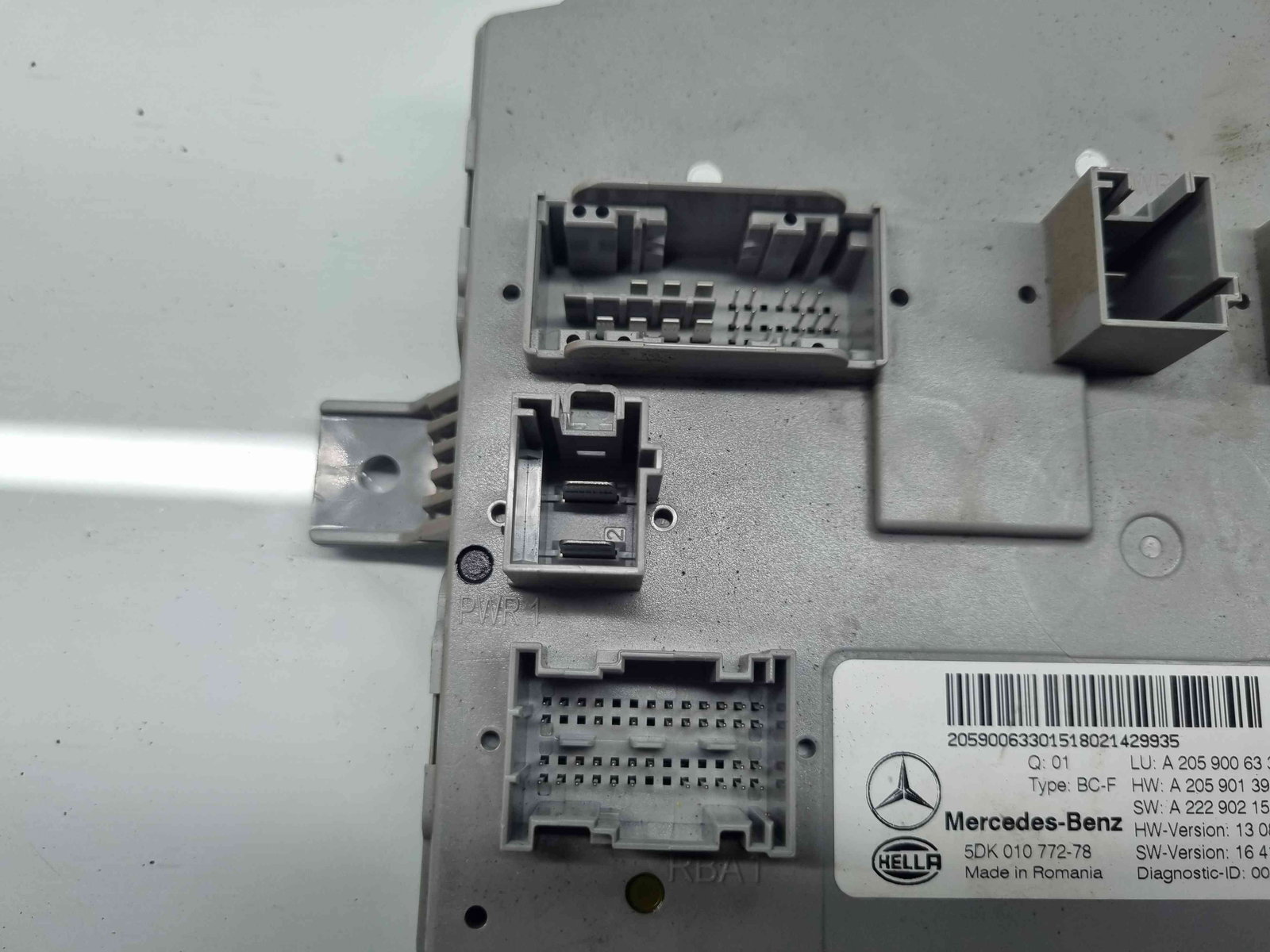 Modul confort Mercedes Clasa C Combi (W205) [Fabr 2015-prezent] A2059006330 / A2059013904 / A2229021514 - imagine 3