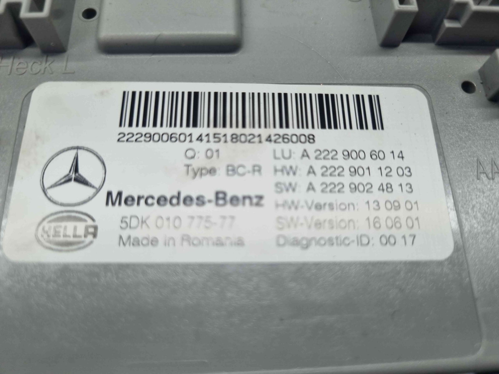 Modul confort Mercedes Clasa C Combi (W205) [Fabr 2015-prezent] A2229006014 / A2229011203 / A2229024813 - imagine 5