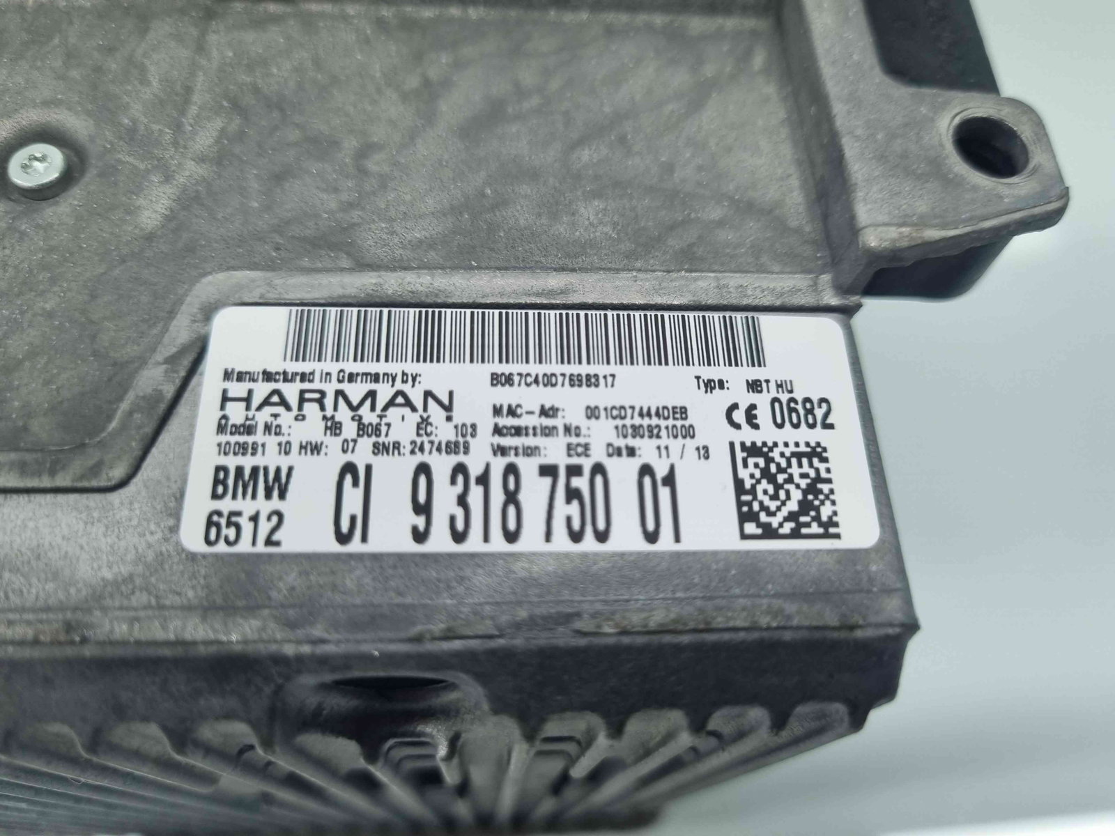 Radio CD cu navigatie Bmw 5 (F10) [Fabr 2011-2016] 931875001 - imagine 7