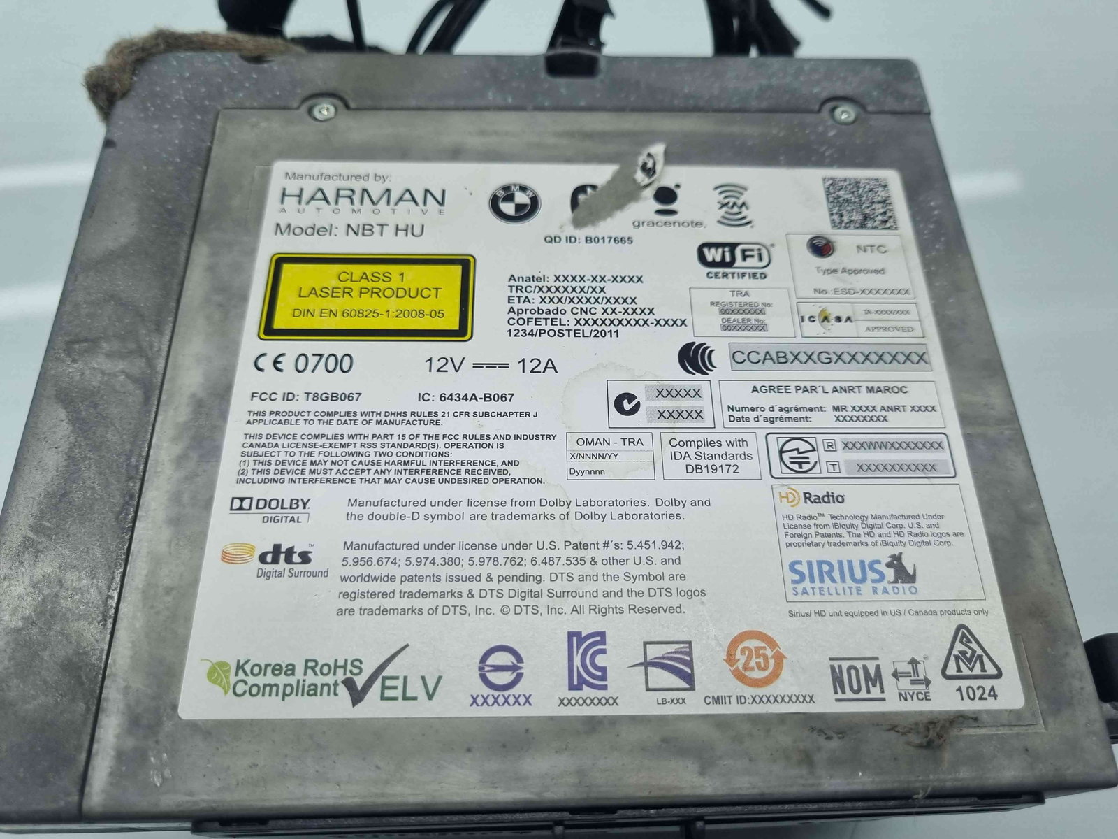 Radio CD cu navigatie Bmw 5 (F10) [Fabr 2011-2016] 931875001 - imagine 8