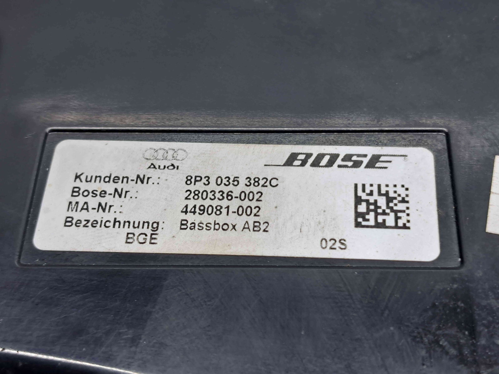 Subwoofer Audi A3 (8P1) [Fabr 2003-2012] 8P3035382C - imagine 3