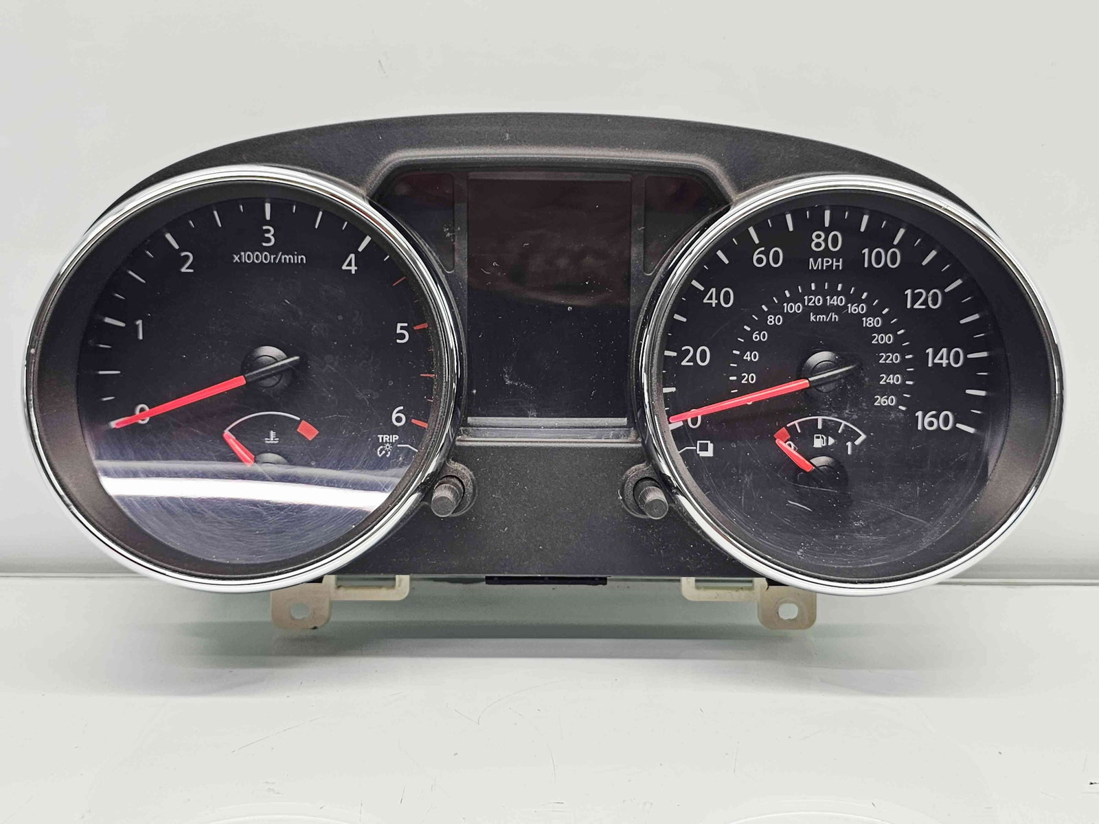 Ceas bord Nissan Qashqai Facelift (2) [Fabr 2009-2013] 24810BR51A - imagine 1