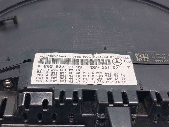 Ceas bord Mercedes Clasa C Combi (W205) [Fabr 2015-prezent] A2059005933