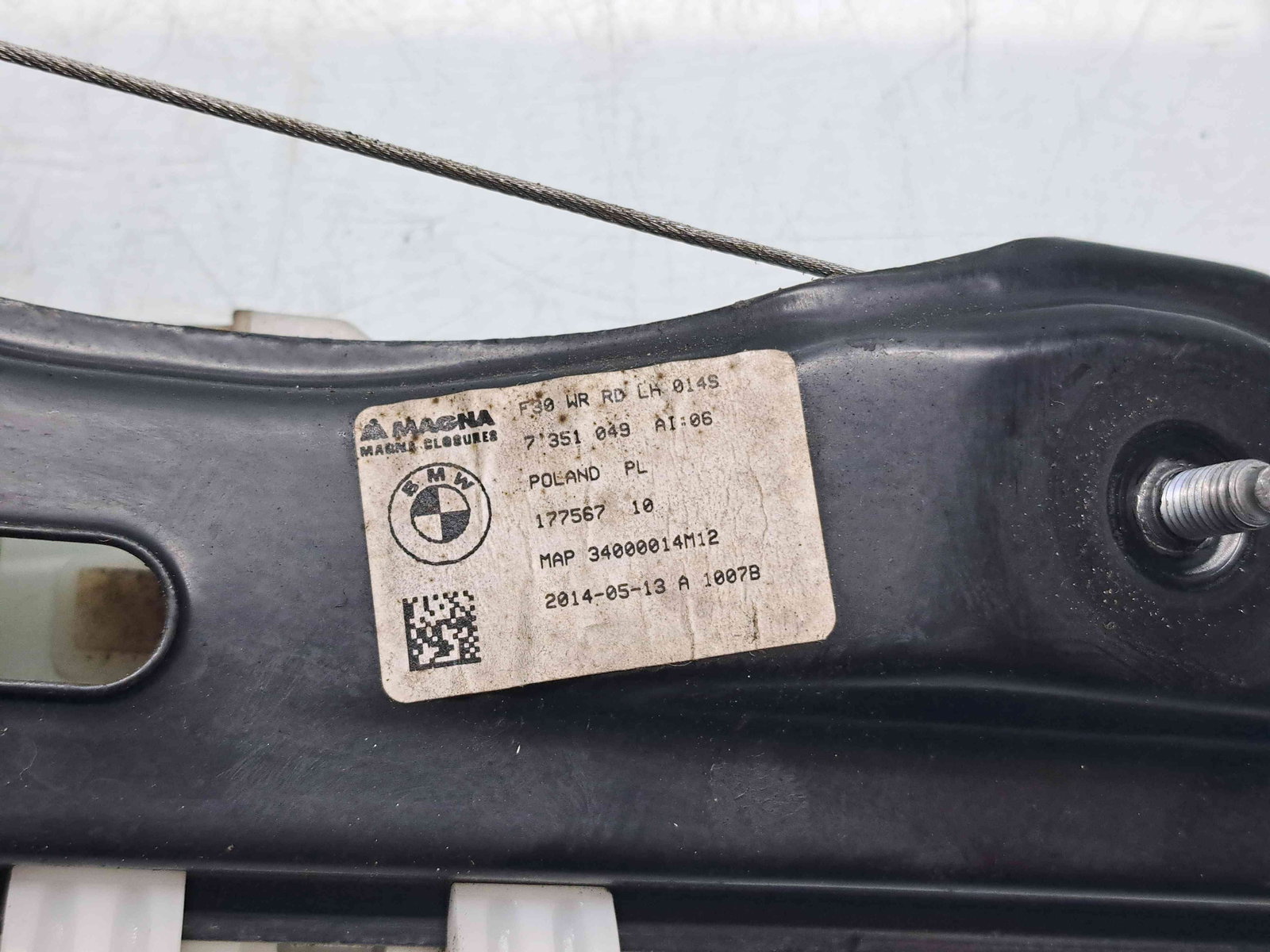 Macara electrica geam stanga spate Bmw 3 Touring (F31) [Fabr 2012-2017] - imagine 4