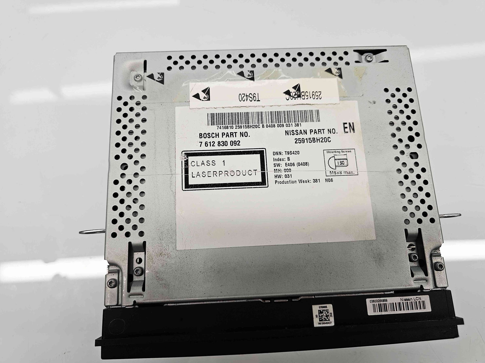 Radio CD cu navigatie Nissan Qashqai Facelift (2) [Fabr 2009-2013] 25915BH20C - imagine 2