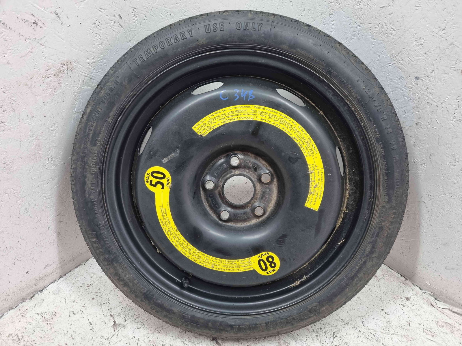 Roata rezerva Seat Leon (1P1) FR [Fabr 2005-2011] - imagine 1