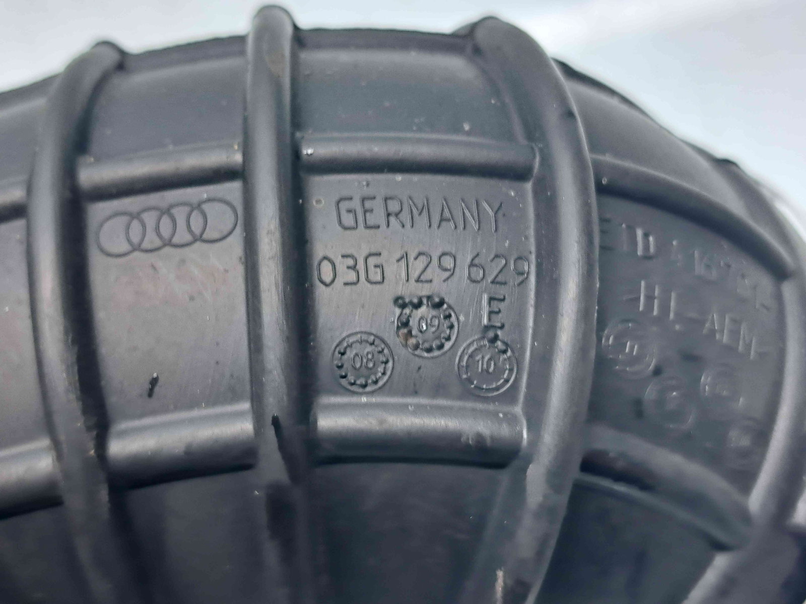 Tub admisie aer Audi A4 (8K5, B8) Avant [Fabr 2008-2015] 03G129629E 2.0 TDI CAGA 105KW / 143CP - imagine 4