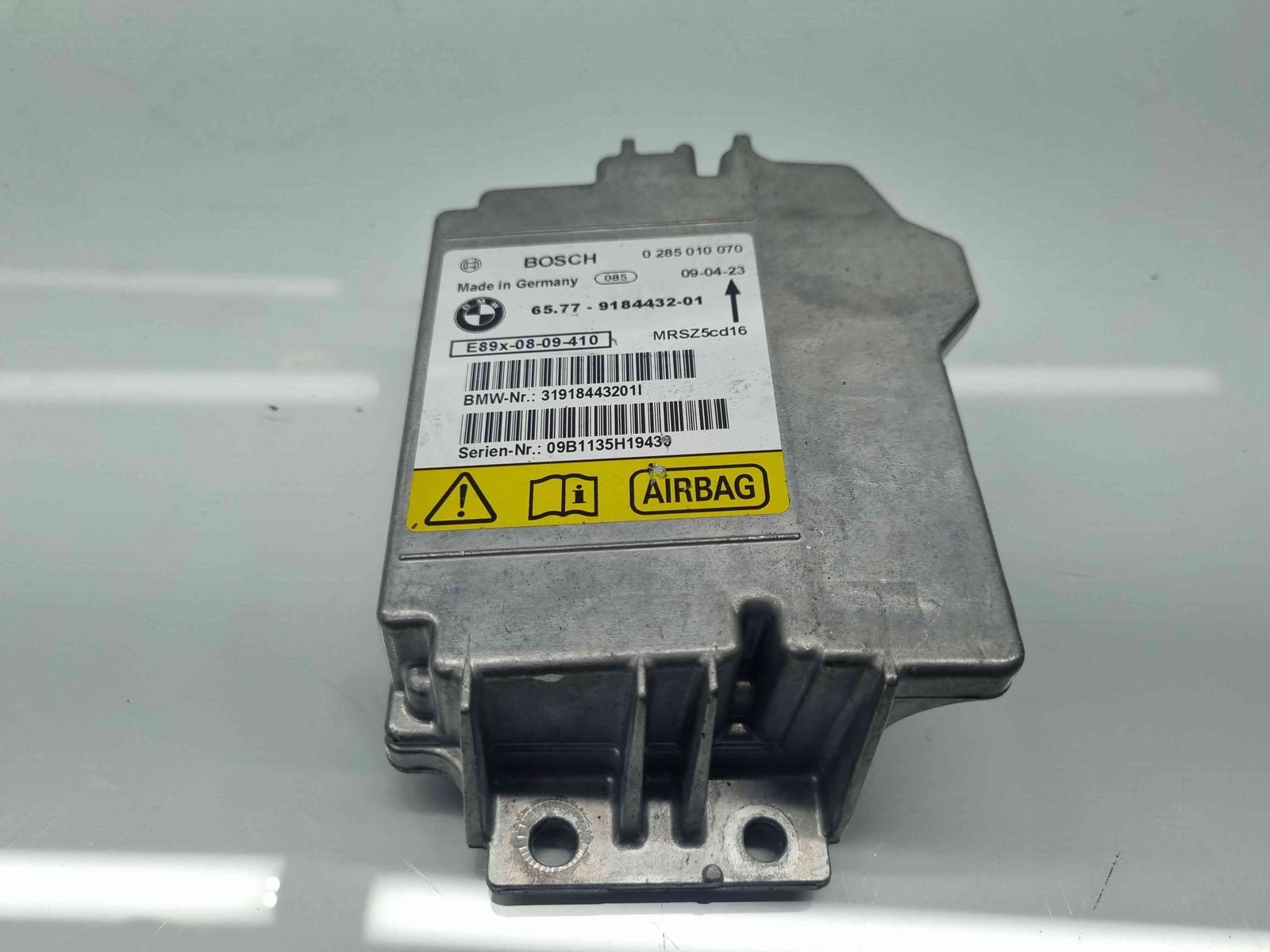 Calculator airbag Bmw X1 (E84) [Fabr 2009-2015] 9184432-01 2.0D N47D20 105KW / 143CP - imagine 1