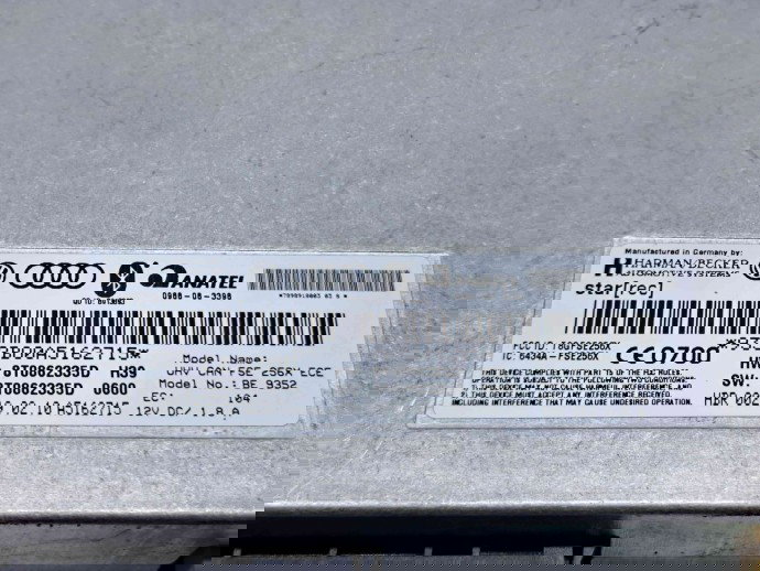  Modul bluetooth AUDI A5 (8T3) [Fabr 2007-2015] 8T0862335D