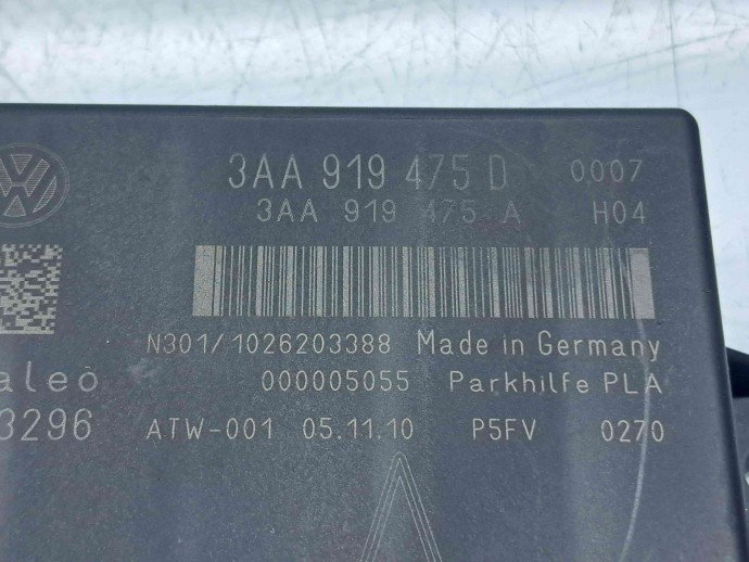  Modul senzori parcare  Volkswagen Passat CC (357) [Fabr 2008-2012] 3AA919475D