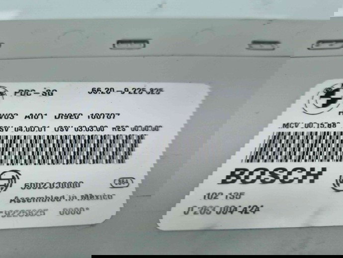  Modul senzori parcare  Bmw 1 (E81, E87) [Fabr 2004-2010] 9225825