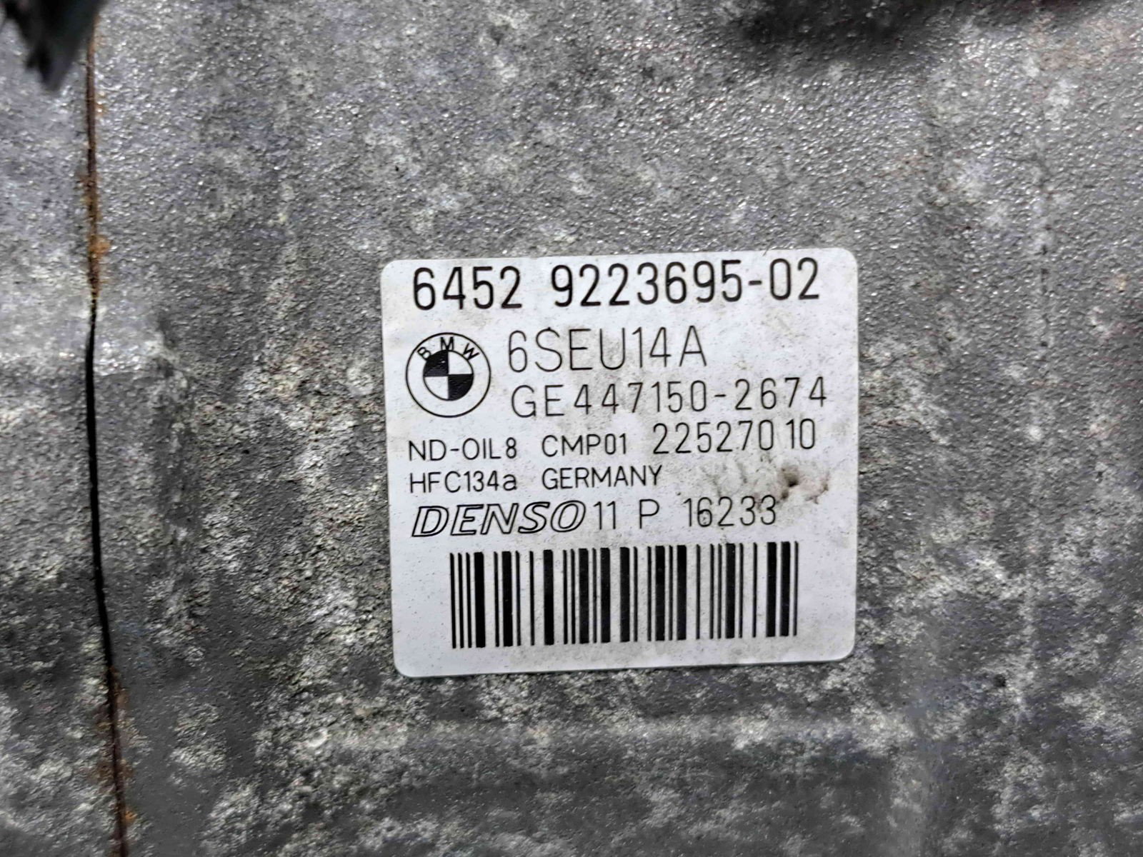 Compresor clima Bmw 1 (F20, F21) [Fabr 2011-2017] 9223695-02 2.0 N47D20 135KW / 184CP - imagine 2