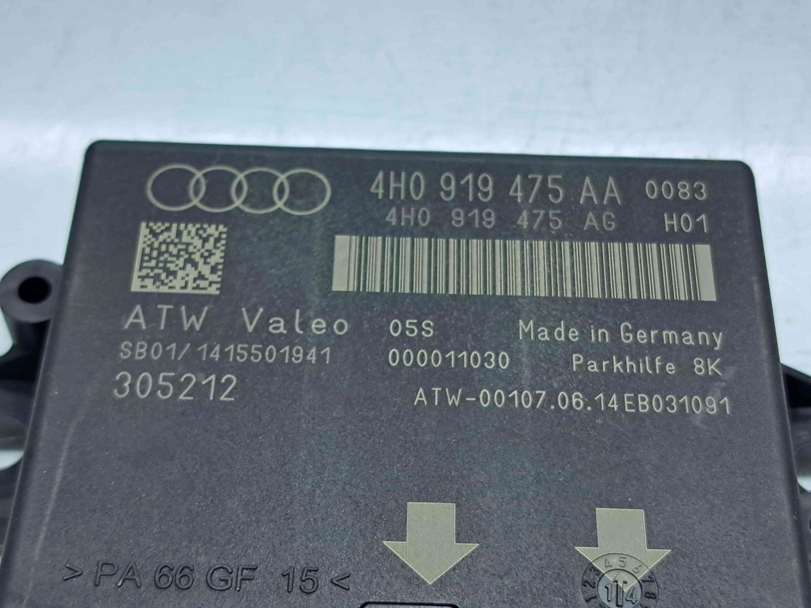 Modul senzori parcare AUDI A6 (4G5, C7) [Fabr 2011-2017] 4H0919475AA - imagine 4