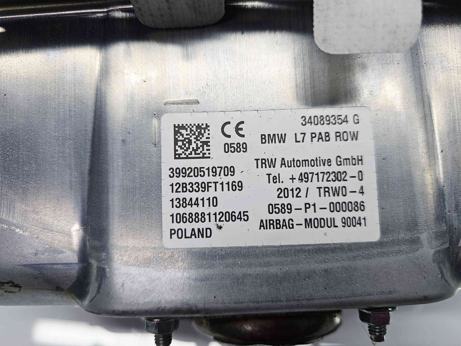 Airbag pasager Bmw 3 Touring (F31) [Fabr 2012-2017] 34089354 - imagine 3