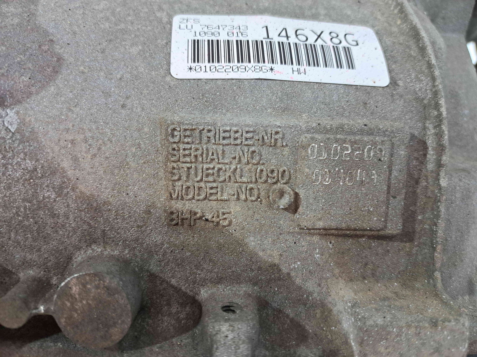 Cutie viteze automata Bmw 3 Touring (F31) [Fabr 2012-2017] 2.0 N47D20 135KW / 184CP 8HP-45 - imagine 4