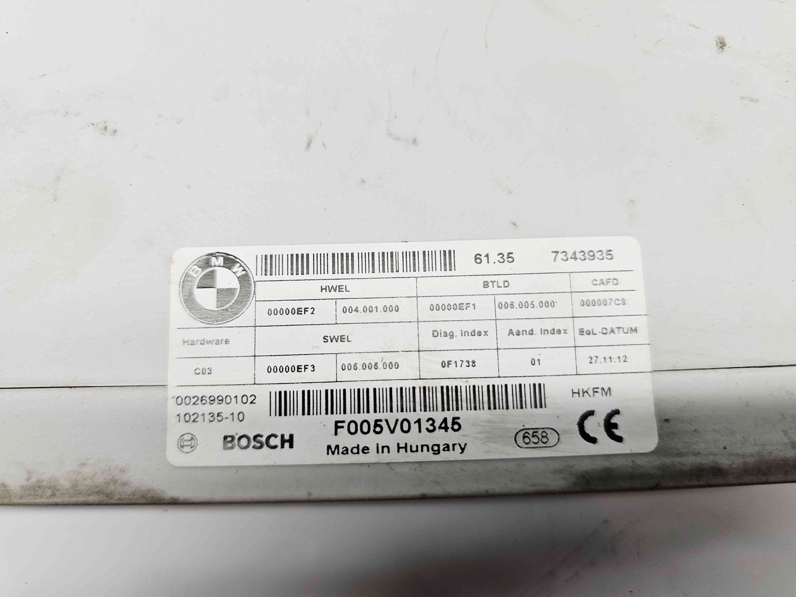 Modul confort Bmw 3 Touring (F31) [Fabr 2012-2017] 7343935 - imagine 2