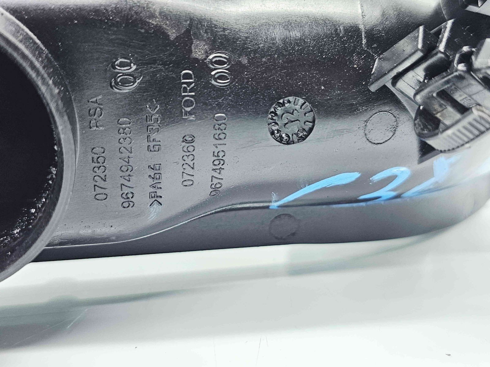 Tub intercooler PEUGEOT 308 [Fabr 2007-2013] 9674942380 1.6 TDCI T1DA 70KW / 95CP - imagine 5