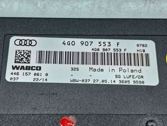  Modul confort  AUDI A6 (4G5, C7) [Fabr 2011-2017] 4G0907553F