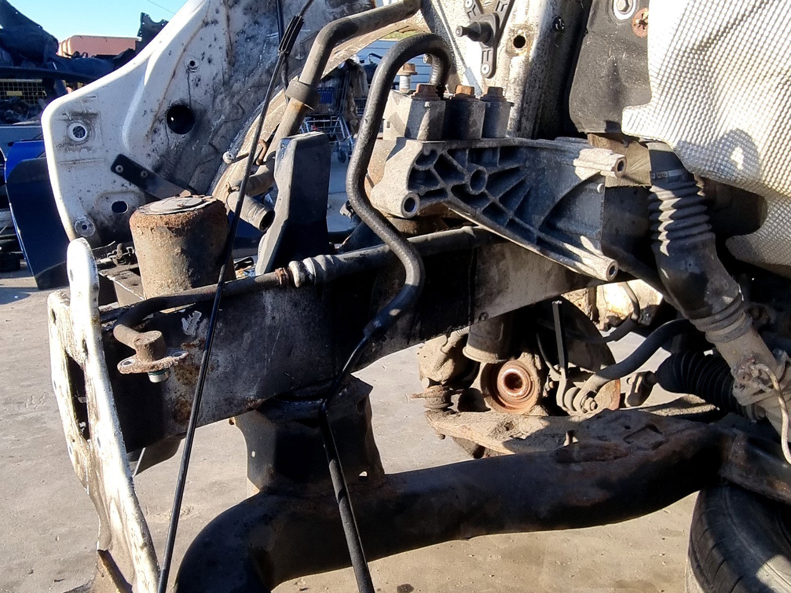 Lonjeron dreapta Volkswagen Transporter 5 Facelift [Fabr 2004-2013] 2.0 TDI CAAC 103 KW / 140CP - imagine 2