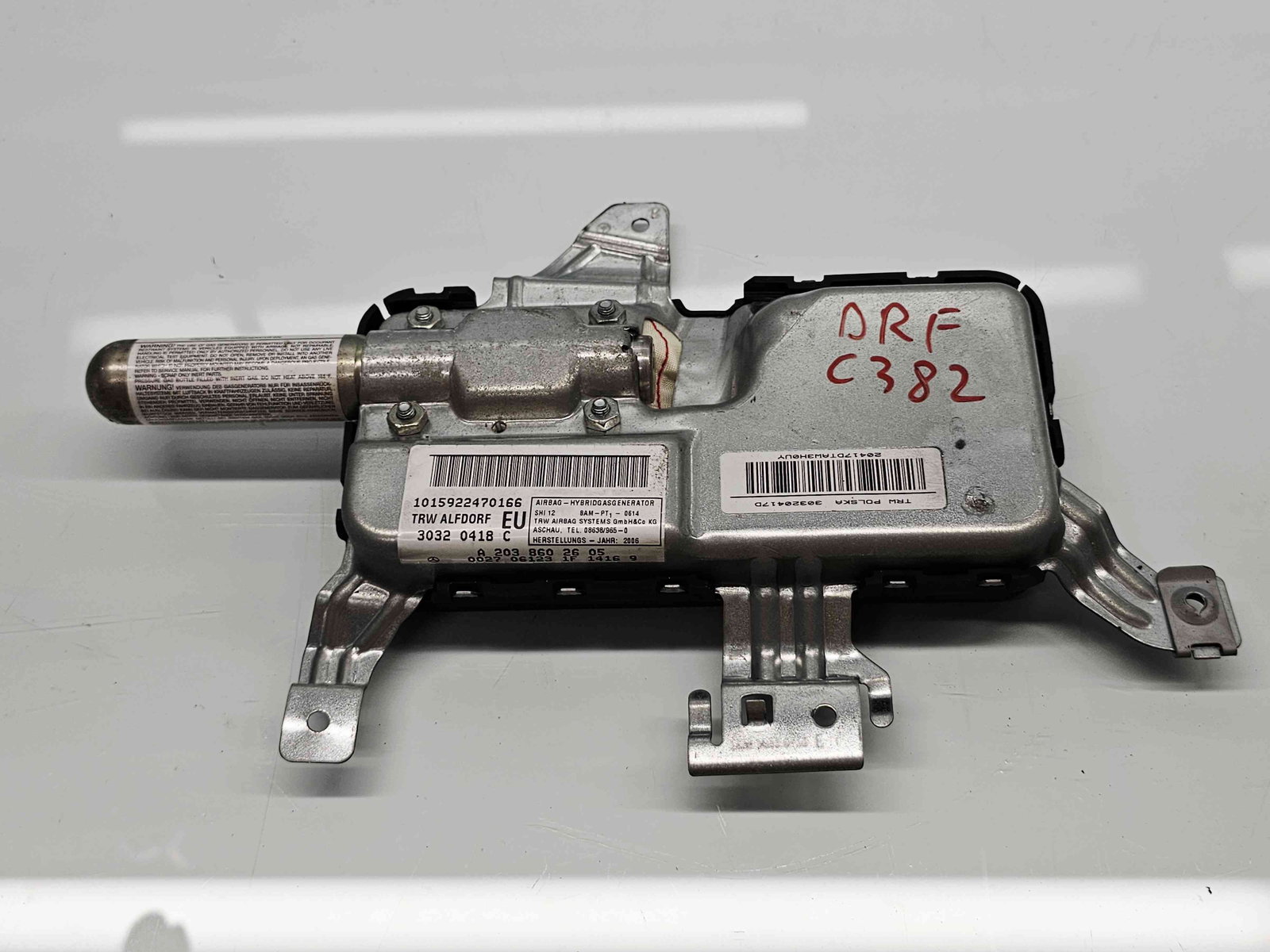 Airbag lateral dreapta Mercedes Clasa C (W203) [Fabr 2000-2007] A2038602605 - imagine 1