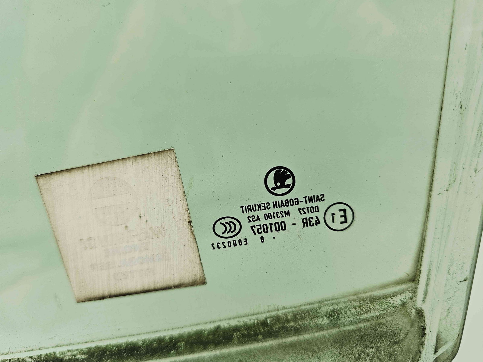 Geam usa dreapta fata Skoda Fabia 2 (5J, 542) [Fabr 2007-2014] - imagine 2