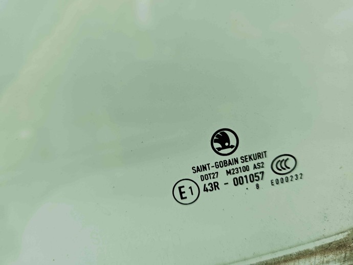 Geam usa stanga fata Skoda Fabia 2 (5J, 542) [Fabr 2007-2014]