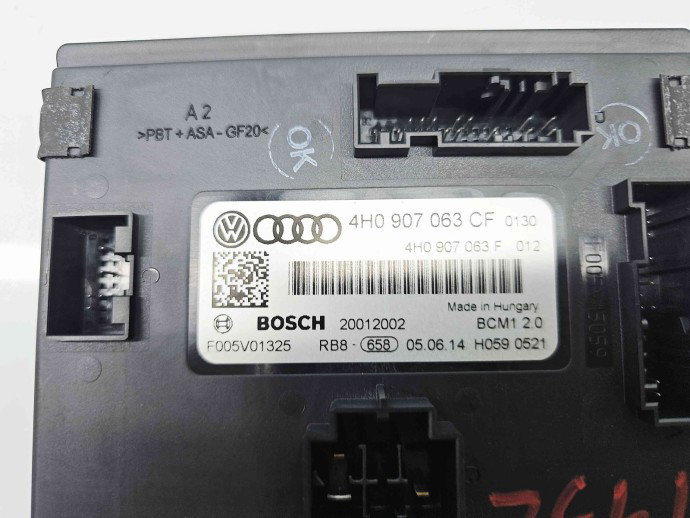  Modul confort  AUDI A6 (4G5, C7) [Fabr 2011-2017] 4H0907063CF