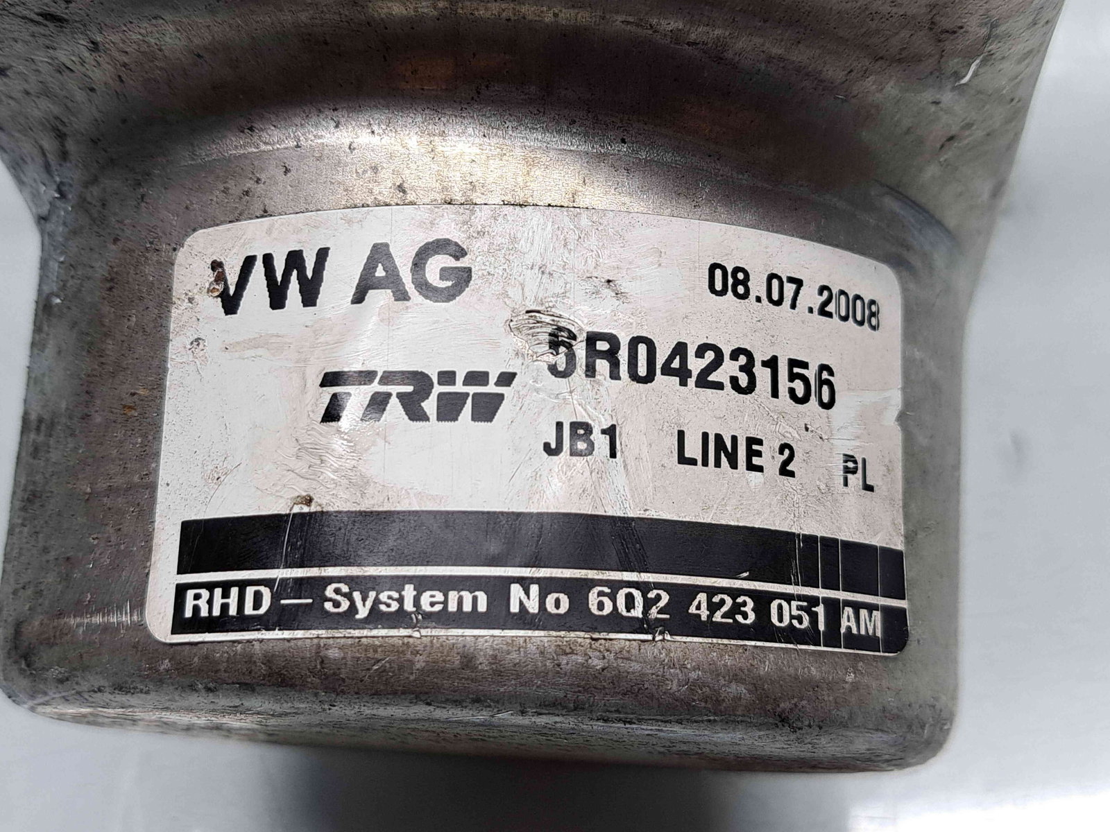 Pompa servodirectie Skoda Fabia 2 (5J, 542) [Fabr 2007-2014] 6R0423156 1.2 Benz BZG 51KW / 70CP - imagine 6