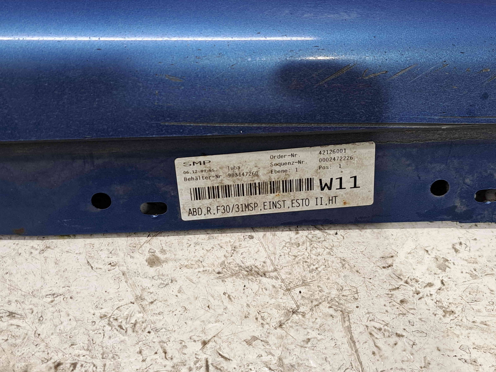 Prag lateral dreapta Bmw 3 Touring (F31) [Fabr 2012-2017] - imagine 5