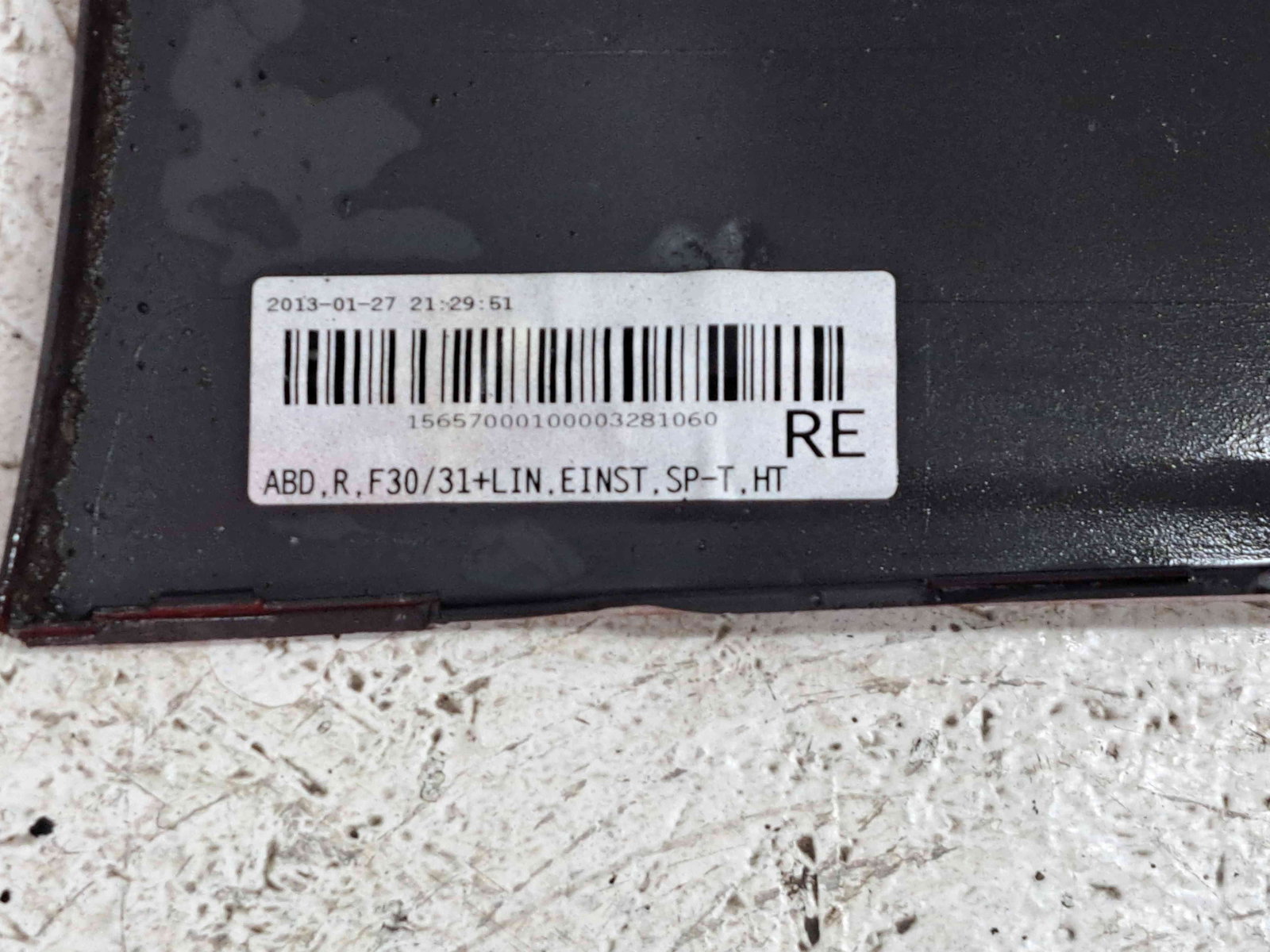 Prag lateral dreapta Bmw 3 (F30) [Fabr 2012-2017] - imagine 7