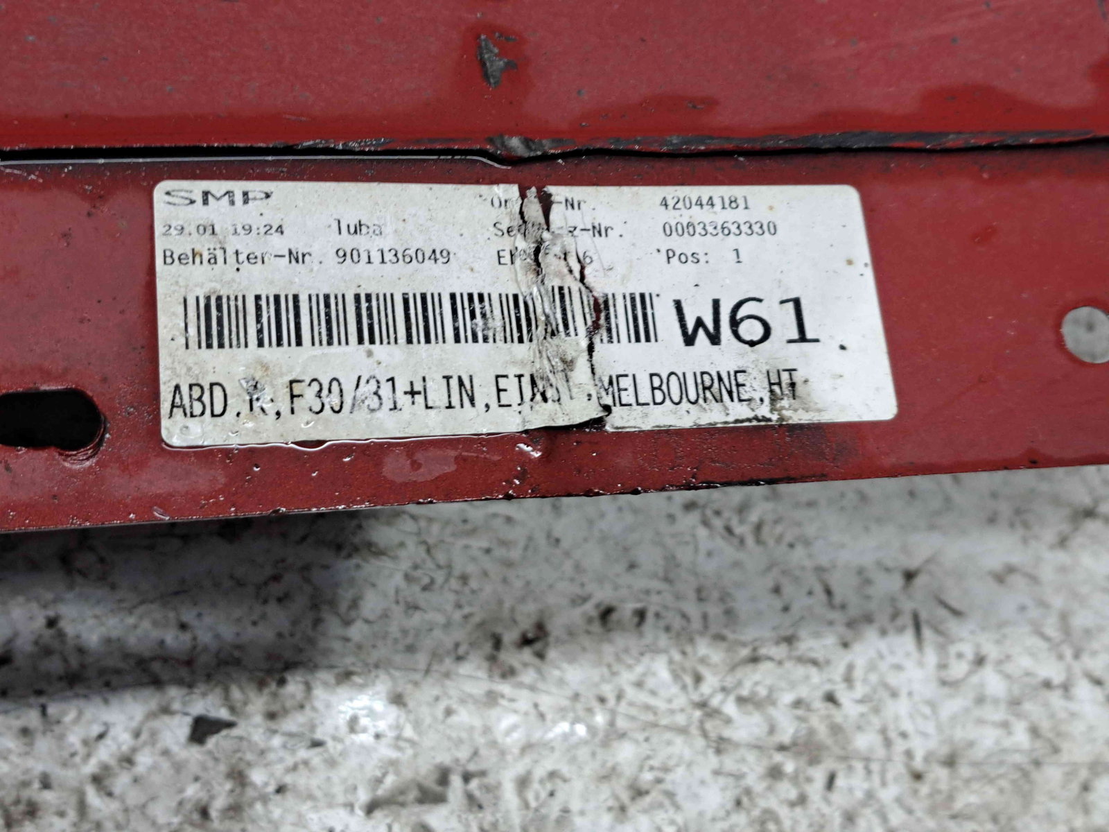 Prag lateral dreapta Bmw 3 (F30) [Fabr 2012-2017] - imagine 8