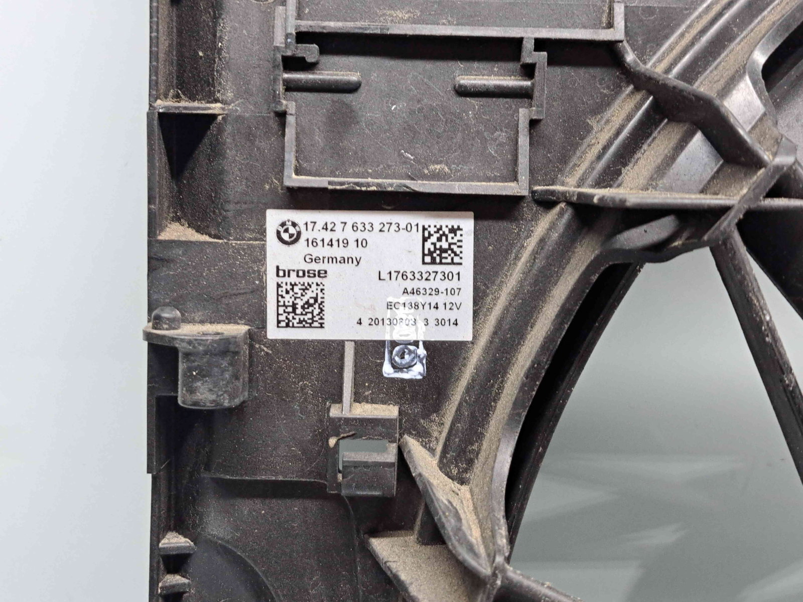 Electroventilator Bmw 5 (F10) [Fabr 2011-2016] 7633273-01 2.0 N47D20 135KW / 184CP - imagine 2