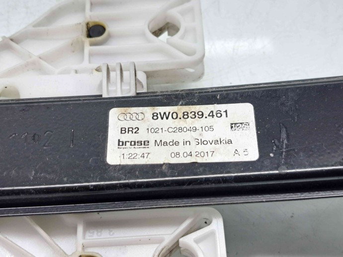 Macara electrica geam stanga spate Audi A4 (8W2, B9) [Fabr 2015-2023]