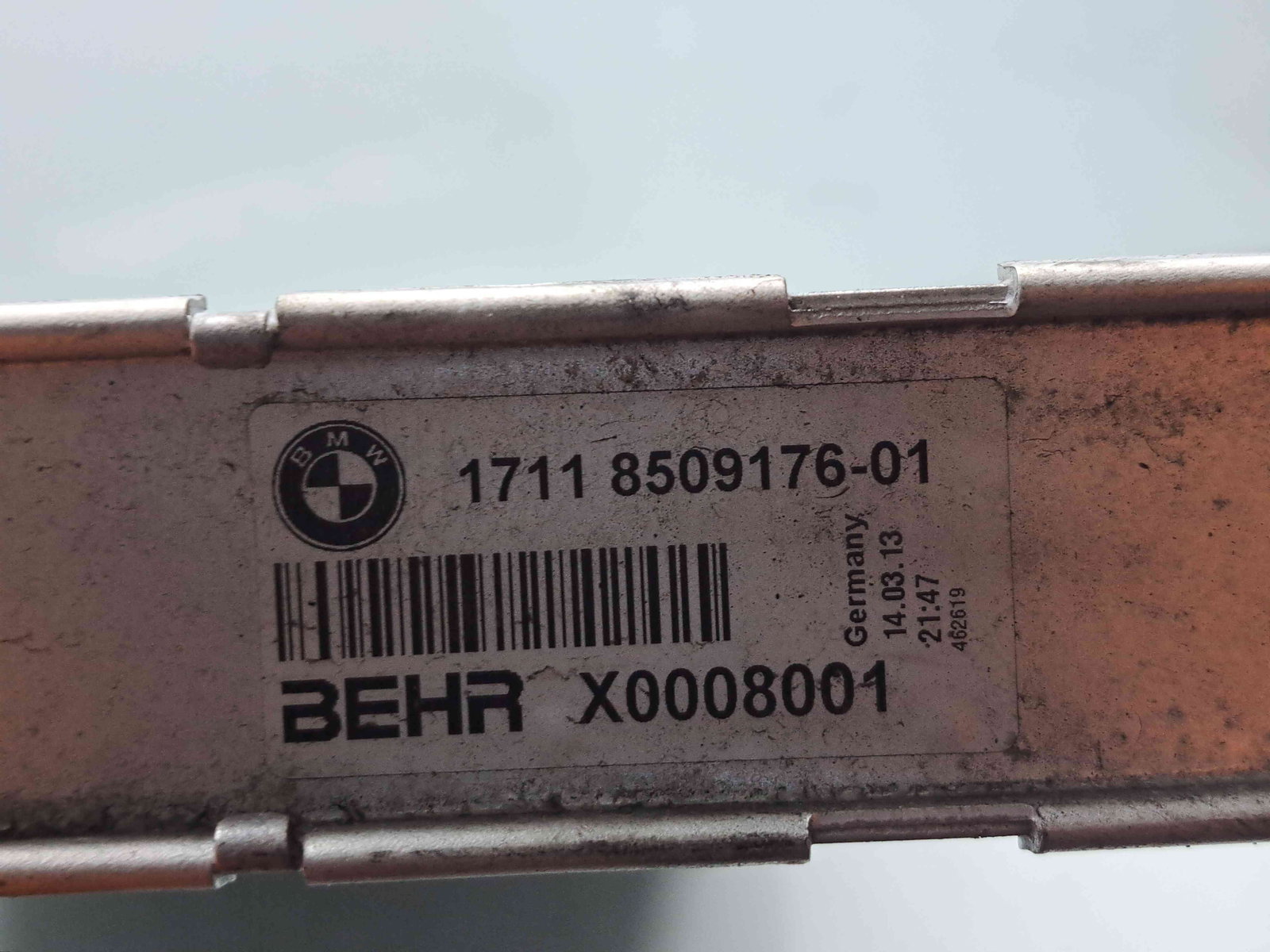 Radiator apa Bmw 3 Touring (F31) [Fabr 2012-2017] 8509176-01 2.0 N47D20 135KW / 184CP - imagine 6