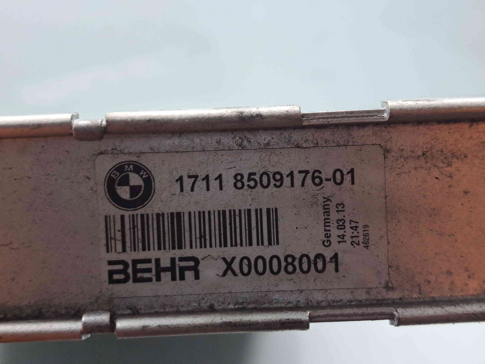 Radiator apa Bmw 5 (F10) [Fabr 2011-2016] 8509176-01 2.0 N47D20 135KW / 184CP - imagine 2