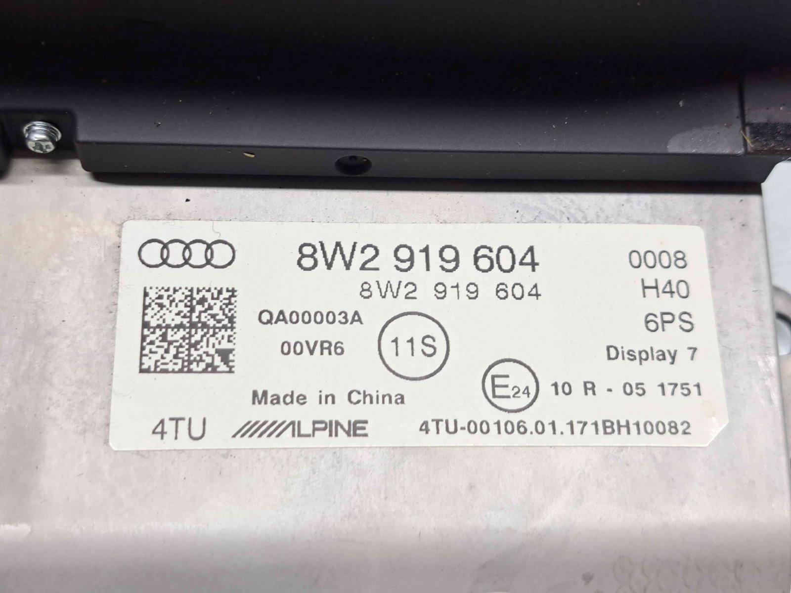 Display bord Audi A4 (8W2, B9) [Fabr 2015-2023] 8W2919604 - imagine 5