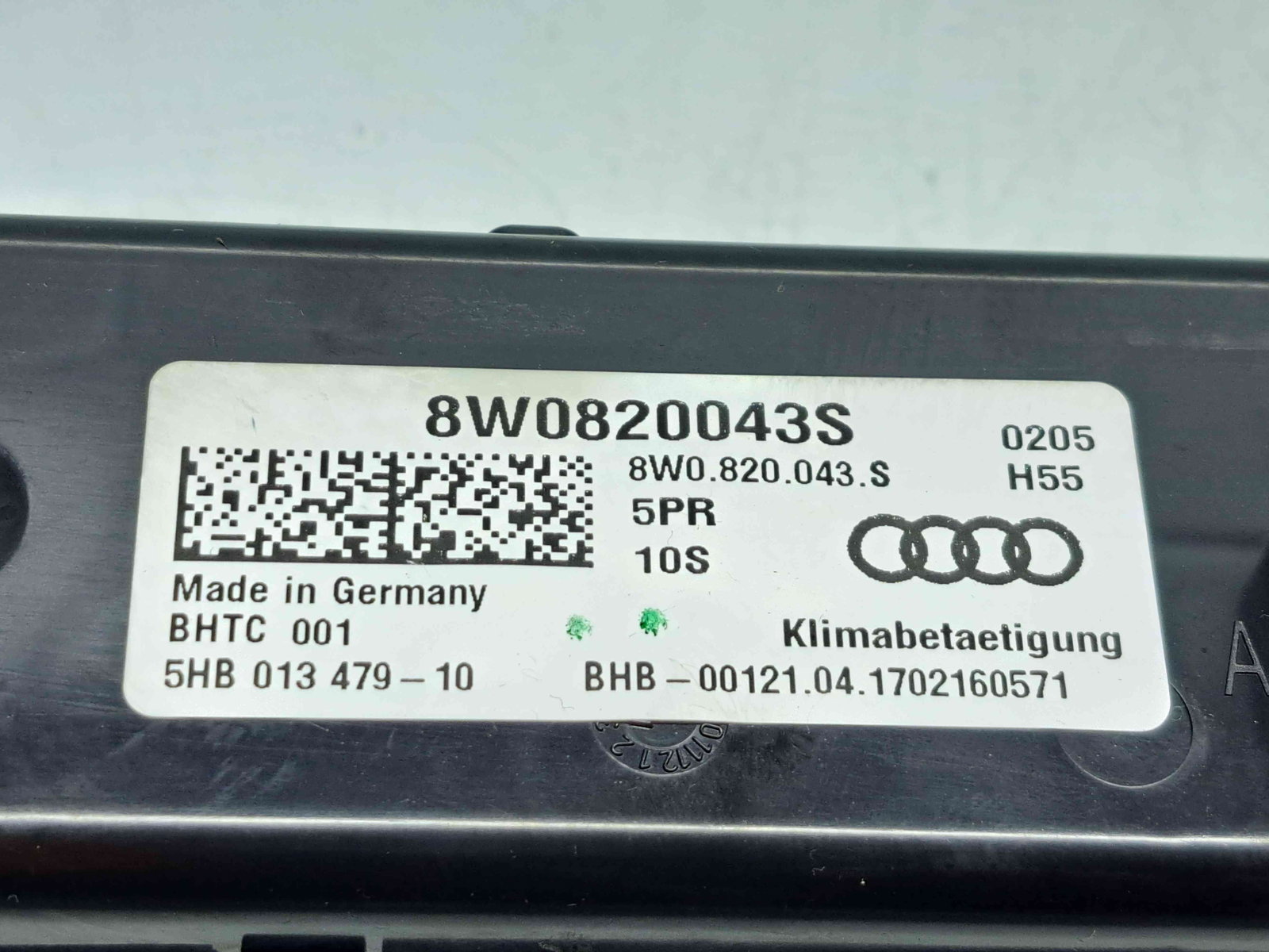 Panou comanda clima Audi A4 (8W2, B9) [Fabr 2015-2023] 8W0820043S - imagine 6