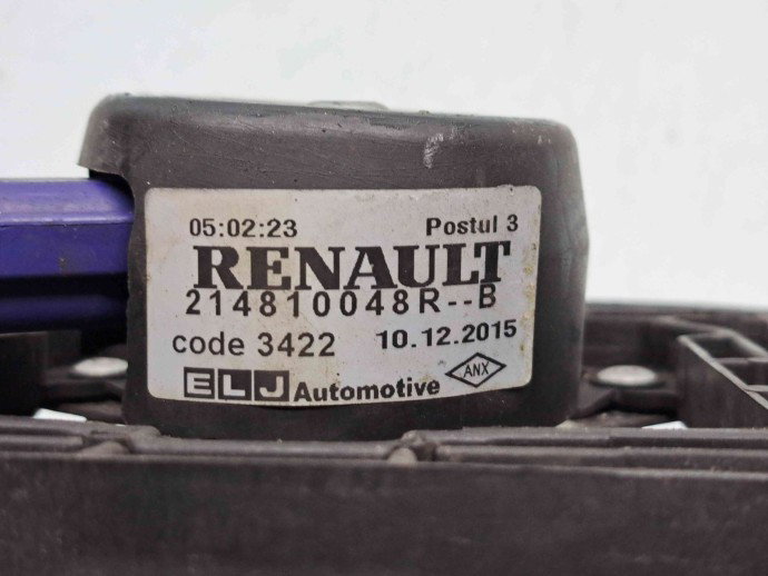 Electroventilator  Dacia Logan 2 [Fabr 2012-2020] 214810048R 1.5 DCI K9K626 66KW / 90CP
