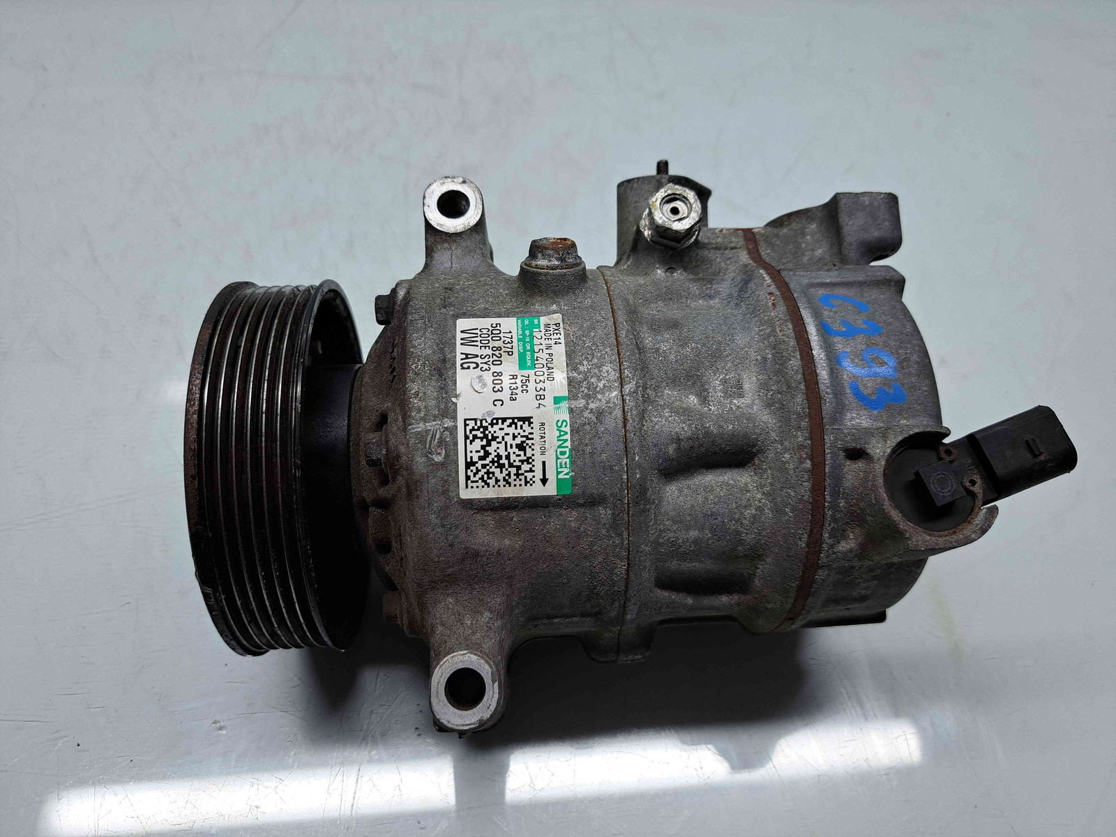 Compresor clima Volkswagen Jetta 4 (6Z) [Fabr 2011-2017] 5Q0820803C 2.0 TDI CFFB 103KW / 140CP