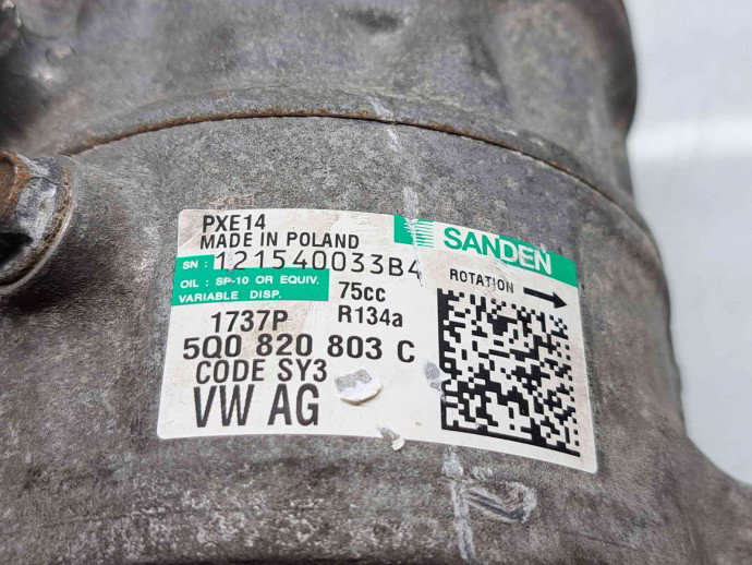 Compresor clima  Volkswagen Jetta 4 (6Z) [Fabr 2011-2017] 5Q0820803C 2.0 TDI CFFB 103KW / 140CP