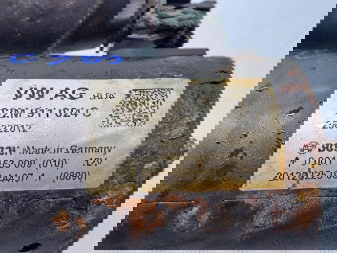  Electromotor 13 dinti Audi A3 (8P1) [Fabr 2003-2012] 02M911024C / 0001153009 2.0 TDI CFFB103KW / 140CP