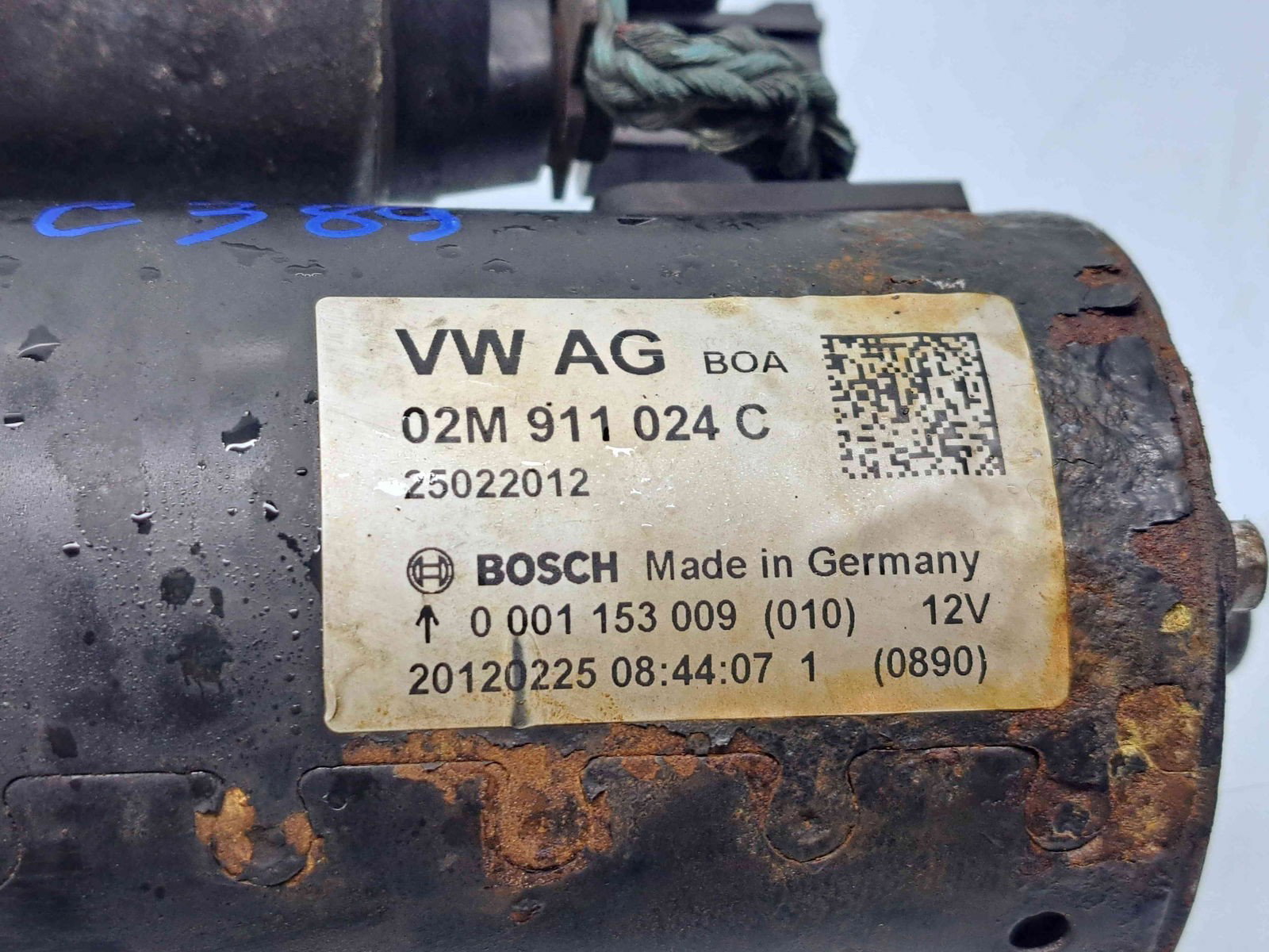 Electromotor 13 dinti Volkswagen Passat B7 (362) [Fabr 2010-2014] 02M911024C / 0001153009 2.0 TDI CFFB103KW / 140CP - imagine 4