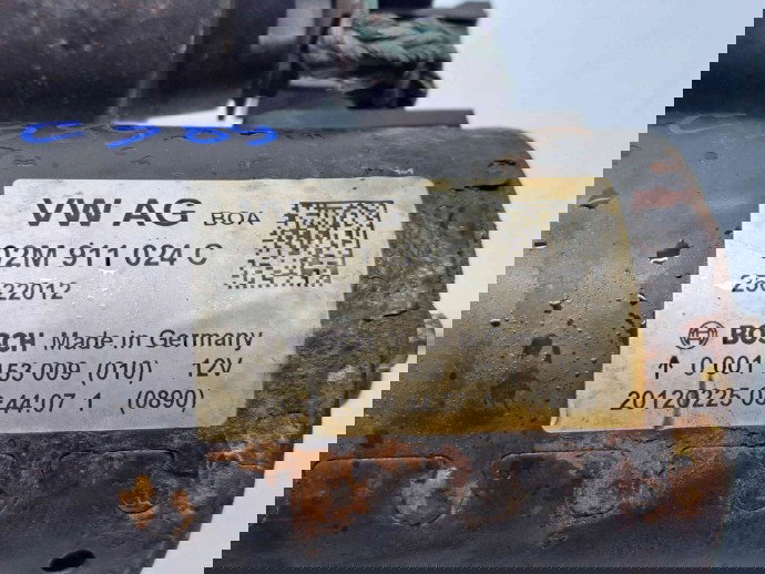  Electromotor 13 dinti  Volkswagen Passat CC (357) [Fabr 2008-2012] 02M911024C / 0001153009 2.0 TDI CFFB103KW / 140CP