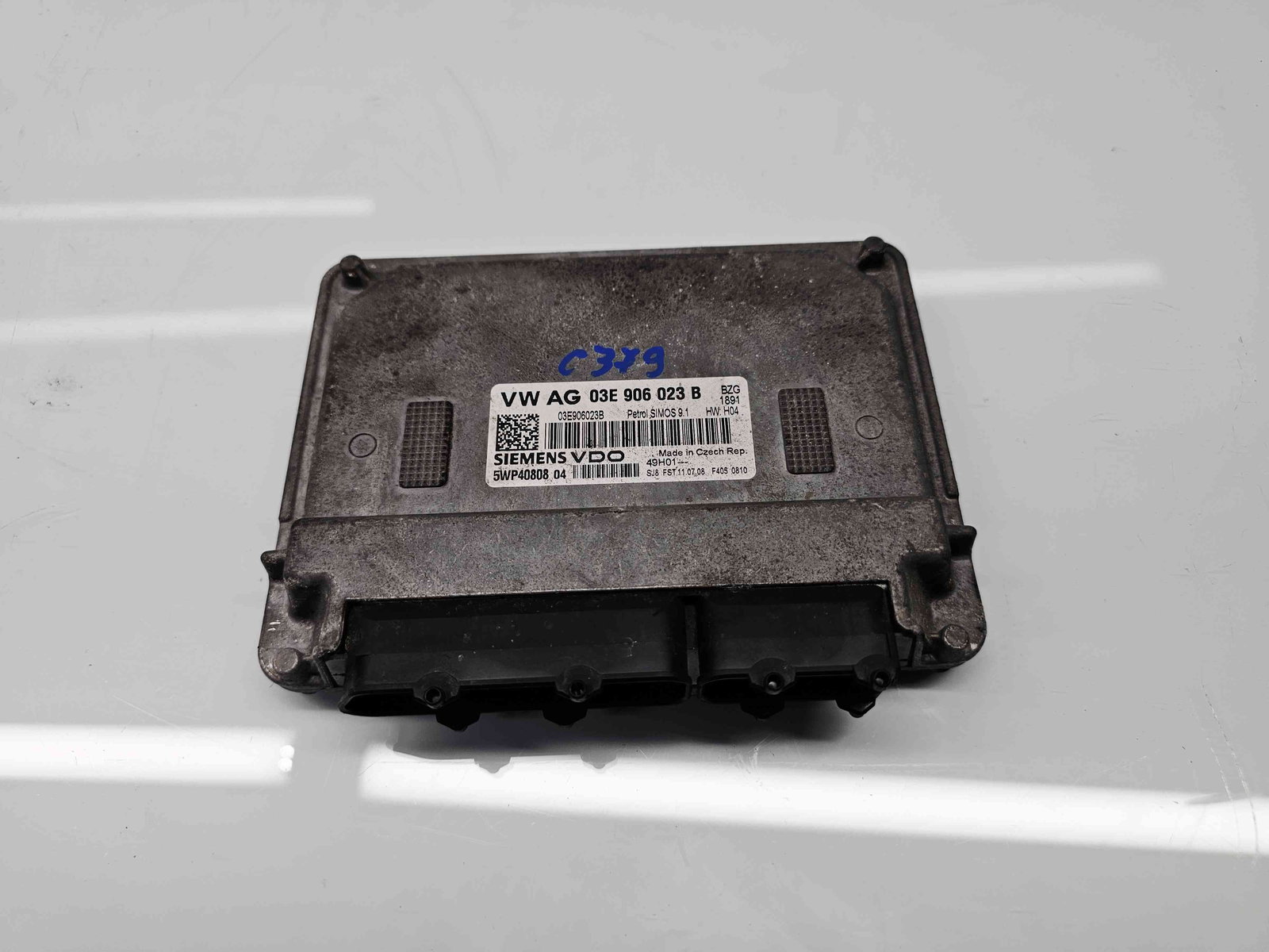 Calculator motor ECU Skoda Fabia 2 (5J, 542) [Fabr 2007-2014] 03E906023B 1.2 Benz BZG 51KW / 70CP - imagine 1