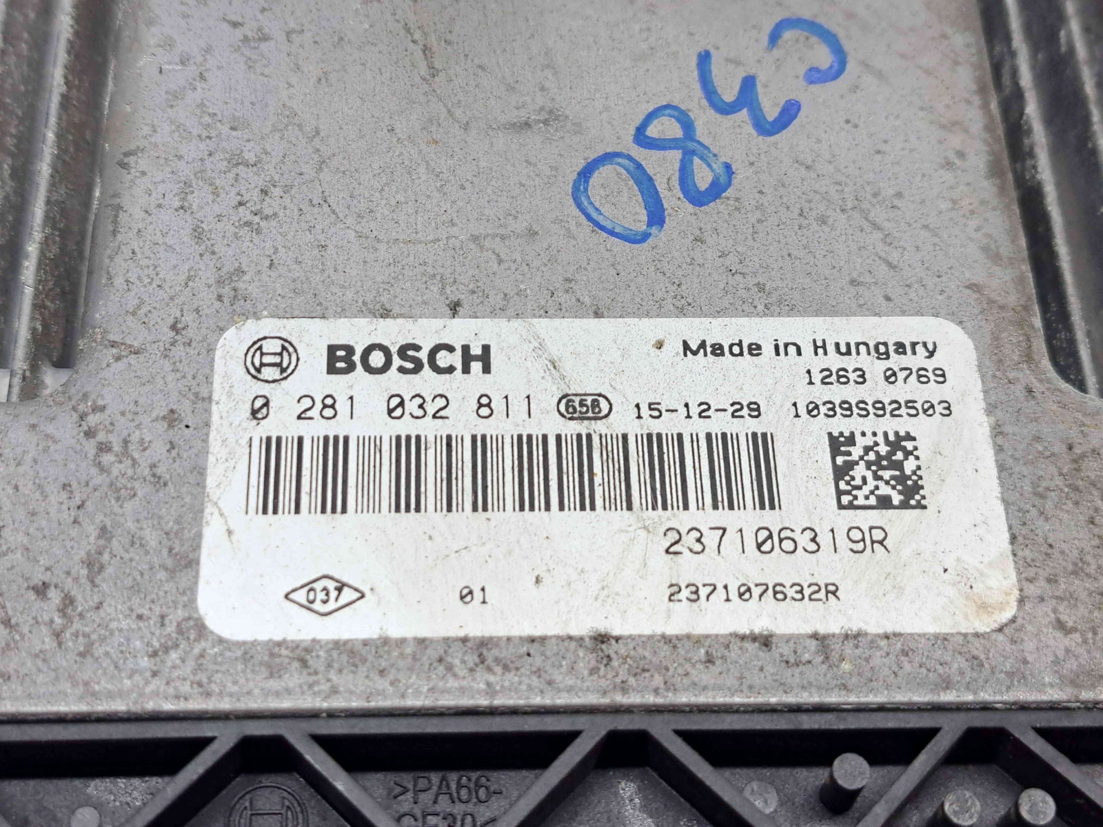 Calculator motor ECU Dacia Sandero 2 [Fabr 2012-prezent] 237106319R 1.5 DCI K9K626 66KW / 90CP - imagine 2