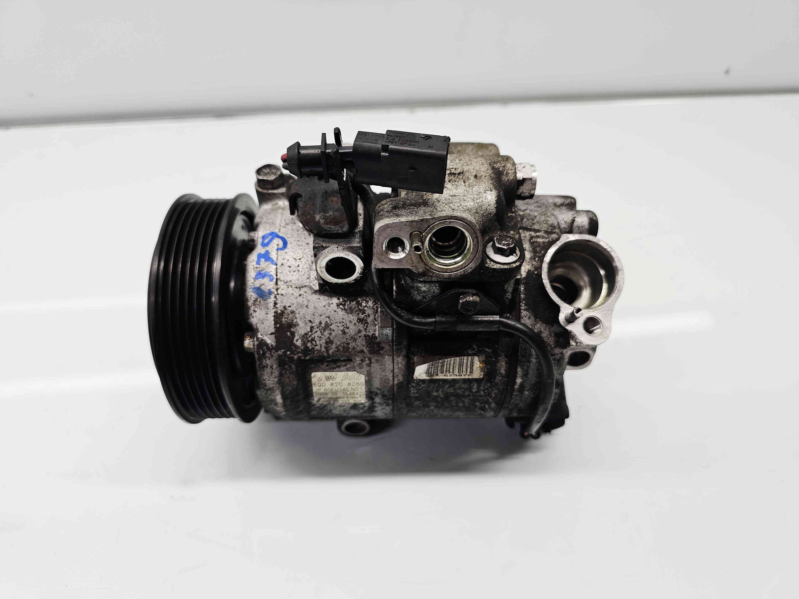 Compresor clima Skoda Fabia 2 (5J, 542) [Fabr 2007-2014] 6Q0820808G 1.2 Benz BZG 51KW / 70CP - imagine 1