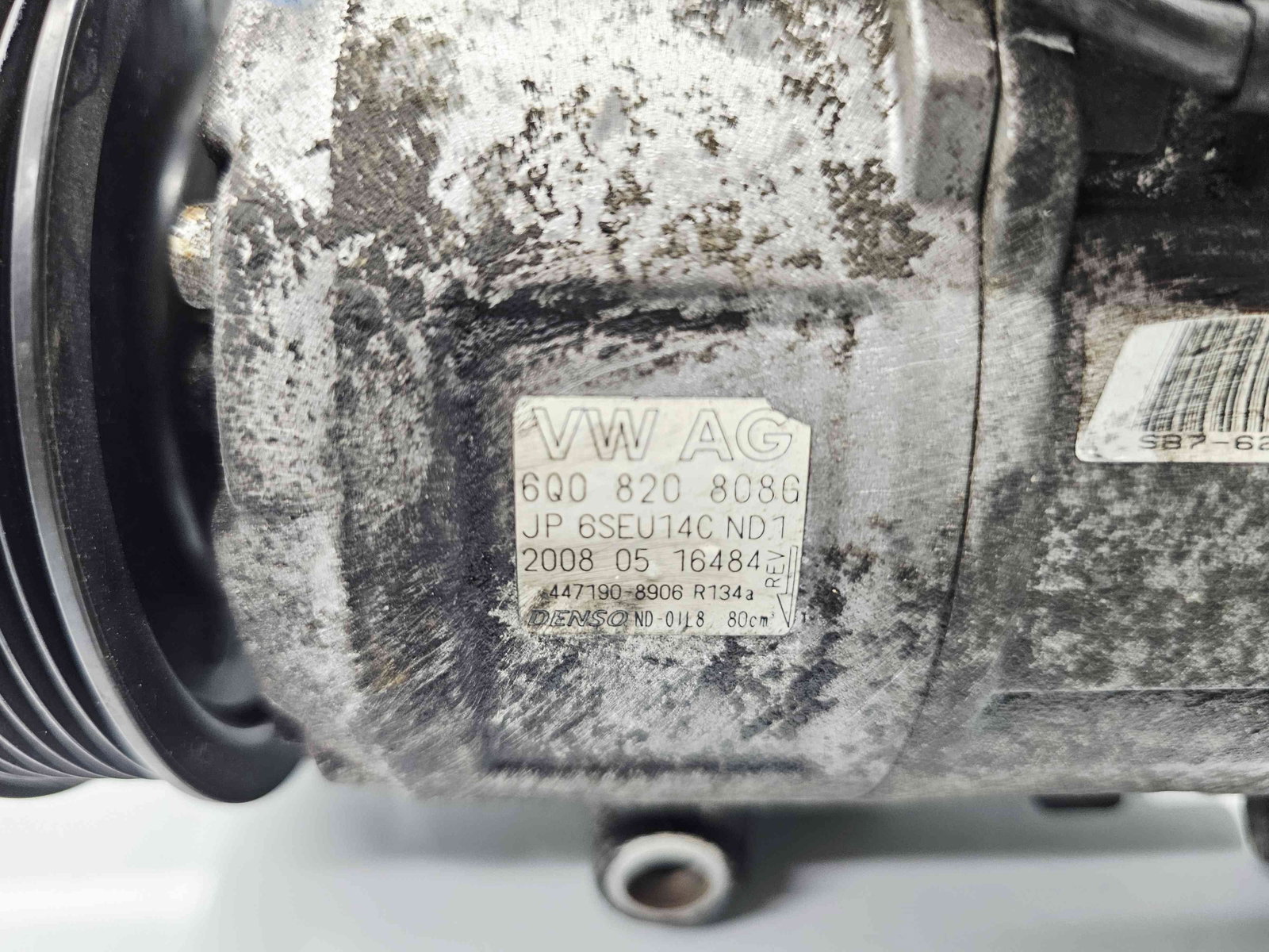 Compresor clima Skoda Fabia 2 (5J, 542) [Fabr 2007-2014] 6Q0820808G 1.2 Benz BZG 51KW / 70CP - imagine 2