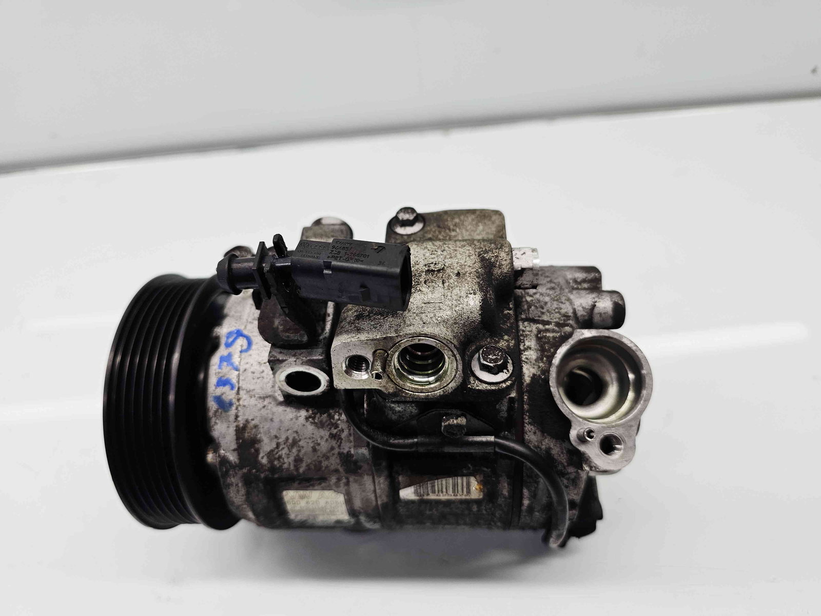 Compresor clima Skoda Fabia 2 (5J, 542) [Fabr 2007-2014] 6Q0820808G 1.2 Benz BZG 51KW / 70CP - imagine 3