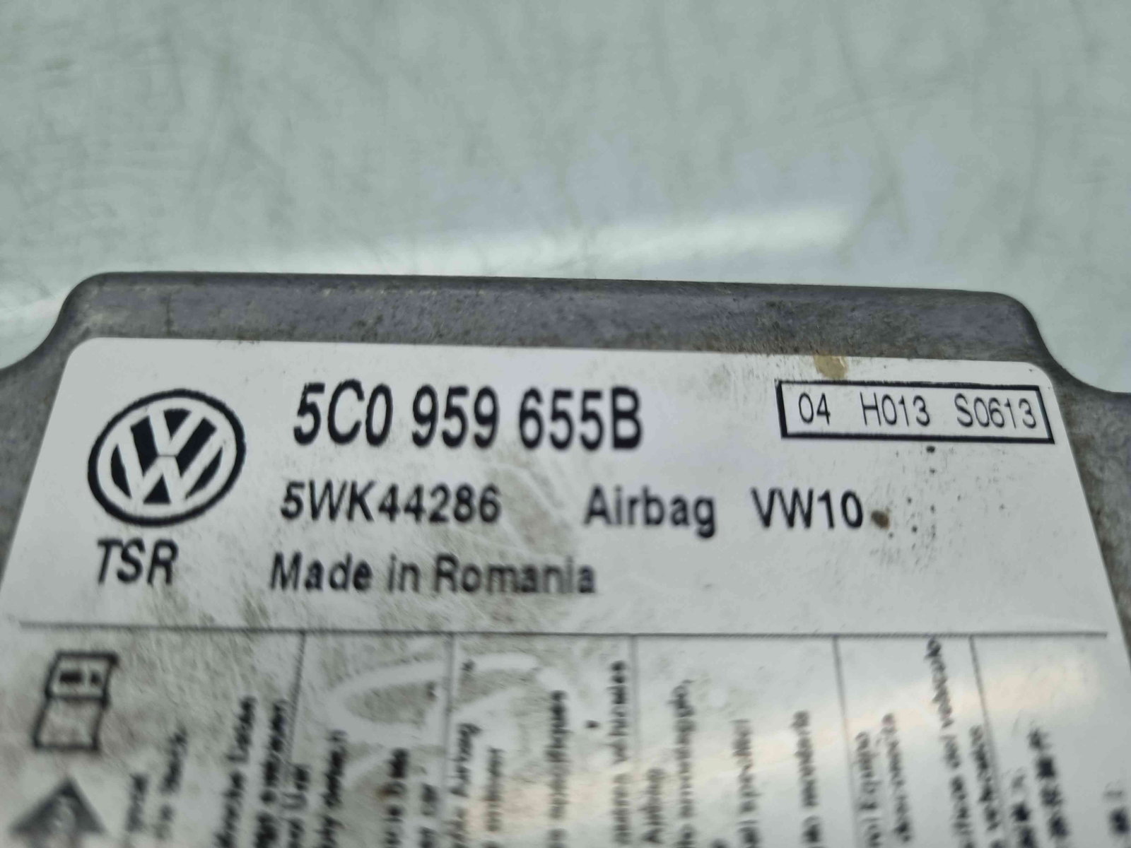 Calculator airbag Volkswagen Golf 6 (5K1) [Fabr 2009-2013] 5C0959655B 1.6 TDI CAYC 77KW / 105CP - imagine 5