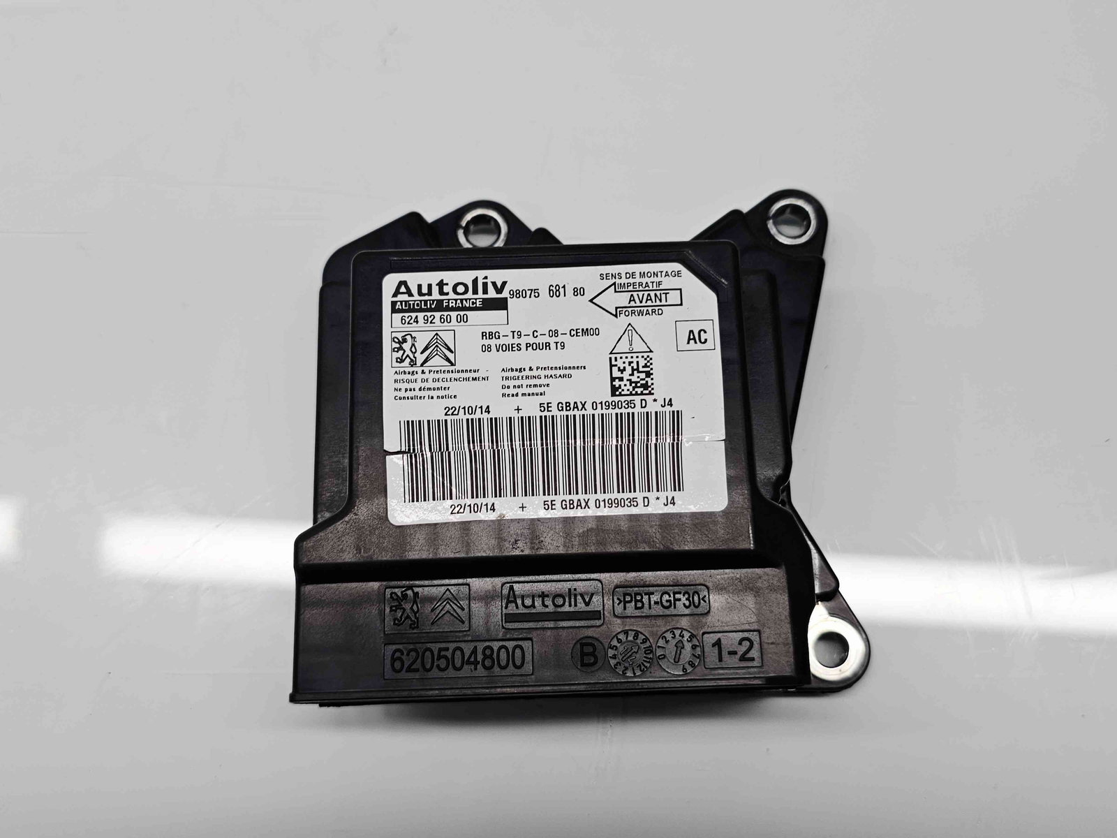 Calculator airbag Peugeot 308 (II) [Fabr 2013-2020] 9807568180 2.0 hdi 9H05 110KW / 150CP - imagine 1